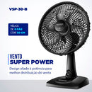 Vent 30cm Mondial Super Power Vsp-30-b - 3002-02