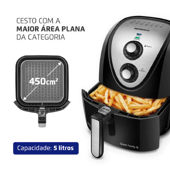 Fritadeira Air Fryer Mondial Family 5l 1900w Afn-50 - 2037-04