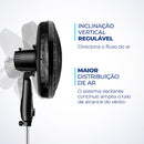 Vent 40cm Mondial Coluna Super Power 140w 6pas Vsp-40c-nb - 5389-01