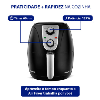 Fritadeira Air Fryer Mondial 3,2l 1500w Af-34 - 73034-01