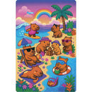 Quebra-cabeca Cartonado Capivara Metalizado 100 Pcs