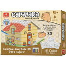 Brinquedo Para Colorir Capivara Casinha