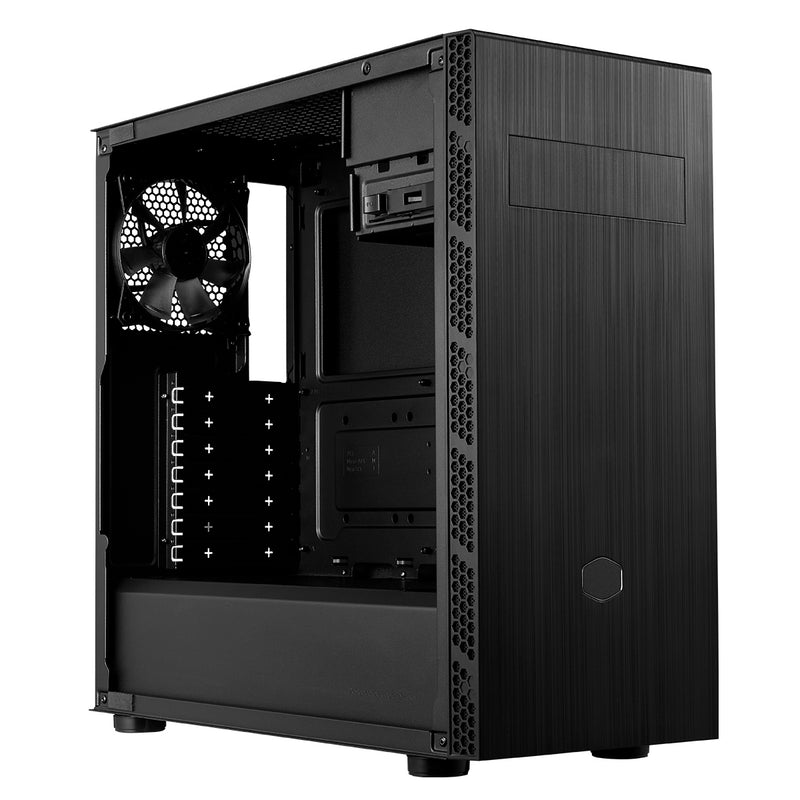 Gabinete Masterbox Mb600l V2 - Mid Tower - Lateral Em Aço Com Odd - Preto - Mb600l2-kn5n-s00