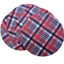 Kit 4 Capas Para Sousplat Xadrez Sol Da Noite 35cmx35cm - UN / 4