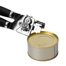 Abridor De Lata Aço Inox Manivela Forte Robusto  Cor:preto