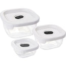 Pote Plástico Conj. 3 Potes Encaixáveis C/va Kit (7899808822357)