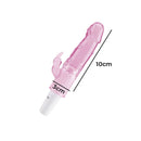 Vibrador Ponto G Coelhinho Macio Jelly Silencioso Cor:roxo