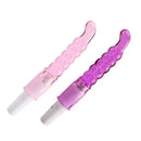Vibrador Ponto G Curvado Macio Jelly Silencioso Cor:roxo