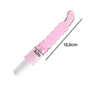 Vibrador Ponto G Curvado Macio Jelly Silencioso Cor:roxo