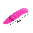 Vibrador Personal  Mini Ponto G Liso Silencioso Cor:roxo