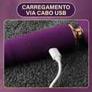 Vibrador Varinhamágica Sugador Clitóris 3 Em 1 Usb Rosa Pink