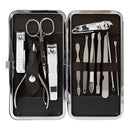 Kit Manicure Estojo Cortador Lixa Alicate Tesoura Cuidado
