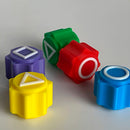Jogo Coreano Famoso Gonggi 5 Peças Geométrica Diversão Trad.