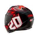Capacete Hjc C10 Fabio Quartararo 2024 Verm Pret Branc 56