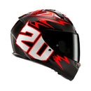 Capacete Hjc C10 Fabio Quartararo 2024 Verm Pret Branc 59