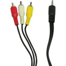 Cabo P3 Stereo + 3rca 1,20m Loud