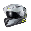 Capacete Texx Esc Gladiator V3 Makan Cinz Verd Bril 62