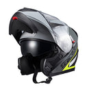 Capacete Texx Esc Gladiator V3 Makan Cinz Verd Bril 62