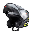 Capacete Texx Esc Gladiator V3 Makan Cinz Verd Bril 62