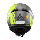 Capacete Texx Escam Kratos Cyber Cinz Verd Fosc 56