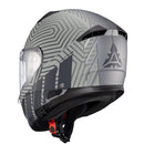 Capacete Texx Escam Kratos Cyber Cinz Fosc 56