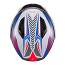 Capacete Texx Escam Kratos Nomade Branc Azu Verm Bril 60
