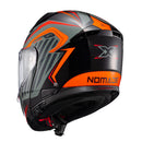 Capacete Texx Escam Kratos Nomade Pret Laran Cinz Bril 56