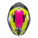 Capacete Texx Fecha Raptor Hornet Verd Rox Branc Ros Bril 62