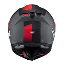 Capacete Texx Fecha Kaiman Track Verm Pret Cinz Fosc 62