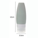 4 Potes Frascos Silicone Reutilizável Flexível Viagem