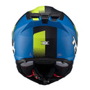 Capacete Texx Fecha Kaiman Track Verd Pret Azu Fosc 60