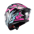 Capacete Texx Fecha Raptor Genesis Azu Ros Branc Bril 62
