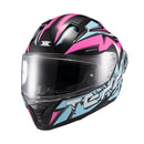 Capacete Texx Fecha Raptor Genesis Azu Ros Branc Bril 62