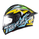 Capacete Texx Fecha Raptor Genesis Azu Amare Branc Bril 56