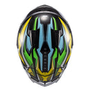 Capacete Texx Fecha Raptor Genesis Azu Amare Branc Bril 56