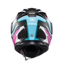 Capacete Texx Strike Ride Azu Ros Branc Pret Bril 56