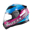 Capacete Texx Strike Superstar Azu Ros  Branc Bril 62