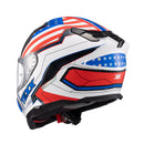 Capacete Texx Fecha Kaiman Flag Usa  Bril 56