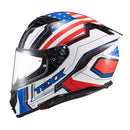 Capacete Texx Fecha Kaiman Flag Usa  Bril 58