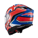Capacete Texx Fecha Kaiman Flag Uk  Bril 56