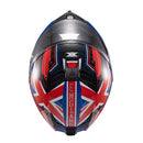 Capacete Texx Fecha Kaiman Flag Uk  Bril 56