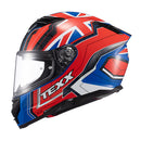 Capacete Texx Fecha Kaiman Flag Uk  Bril 60