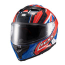 Capacete Texx Fecha Kaiman Flag Uk  Bril 60