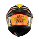 Capacete Texx Fechado Spihe Maasai Laranja Amarelo 60