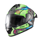 Capacete Texx Fechado Spihe Gear Verde Azul Rosa 60
