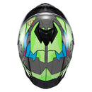 Capacete Texx Fechado Spihe Gear Verde Azul Rosa 62