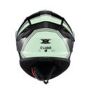Capacete Texx Fechado Spihe Cube Azul Verde 58