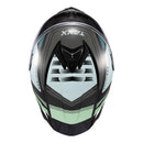 Capacete Texx Fechado Spihe Cube Azul Verde 60