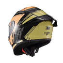 Capacete Texx Fechado Spihe Cube Laranja 60