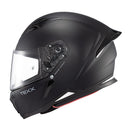 Capacete Texx Fechado Hunter Solido Preto Fosco 56